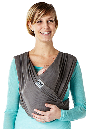 Baby K'tan Breeze Baby Carrier (Charcoal) by Baby K'tan