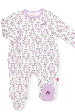 Magnetic Me™ 100% Organic Cotton Magnetic Baby Footie (Unicorn Dreams) by Magnetic Me by Magnificent Baby
