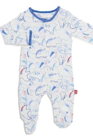 Magnetic Me™ Modal Magnetic Baby Footie (Roarsome Friends) by Magnetic Me by Magnificent Baby