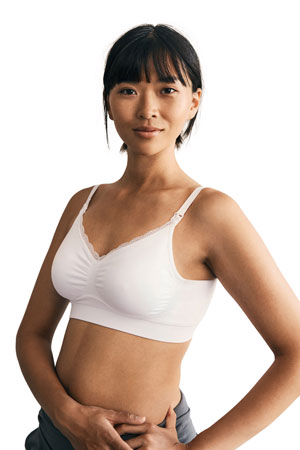 Boob Design Fast Food Nursing Bra (White) by Boob Design
