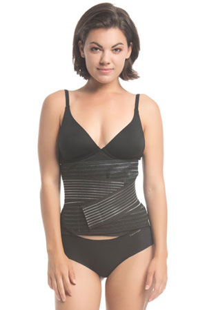 Shrinkx Belly Bamboo Charcoal Postpartum Belly Wrap (Black) by UpSpring