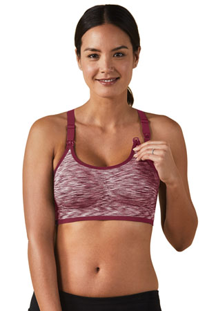 Bravado Designs Body Silk Seamless Rhythm Nursing Bra (Rosewater Spacedye) by Bravado Designs