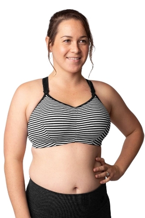 Cadenshae Ultimate High-Impact Nursing Sports Bra (Stripe) by Cadenshae