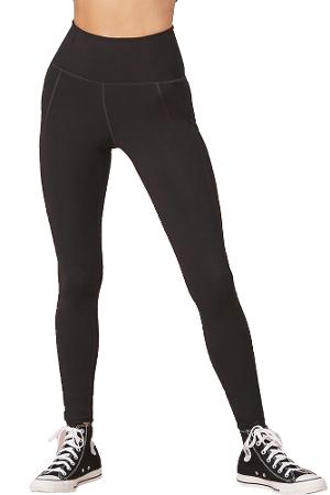 Girlfriend Collective Compressive High-Rise Legging 7/8 Length (23.3/4 inseam) (Black) by Girlfriend Collective