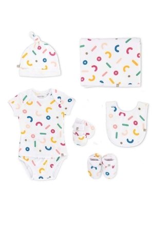 OETEO 6-Piece Newborn Layette Welcome Set (Celebration II) by OETEO - Promo