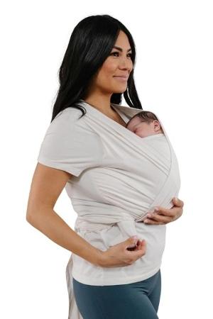 Bump & Beyond Baby-Wearing T-Shirt Wrap (Ivory) by Moby