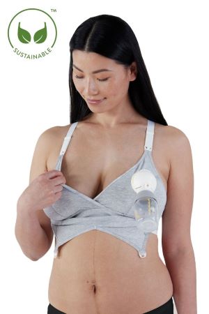 Bravado Designs Orginal Pumping & Nursing Bra in Sustainable Yarns (Dove Heather) by Bravado Designs