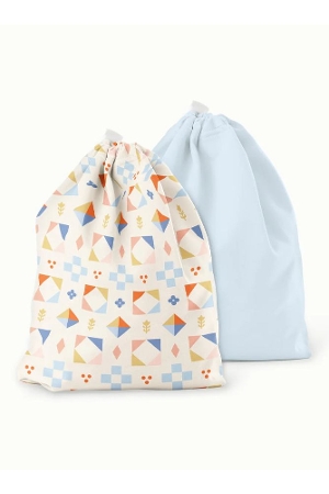Esembly Ditty Wet Bag Duo (Quilt + Mist) by Esembly