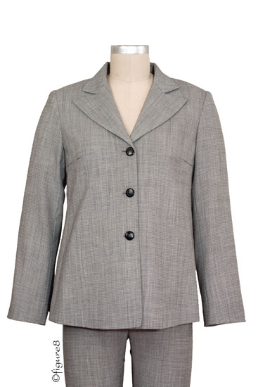 Claire Tweed Maternity Jacket (Salt and Pepper)