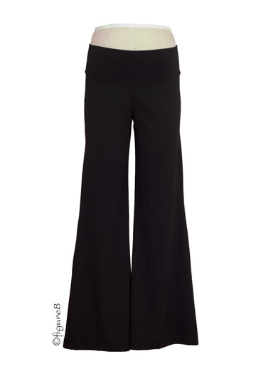 Career Under/Over Belly Maternity Pant - Petite (Black) Career Under/Over Belly Maternity Pant - Petite (Black)