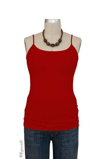 Basic Seamless Maternity Cami (Red)