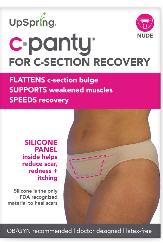 C-Panty Classic Waist C-Section Recovery Underwear (Nude)