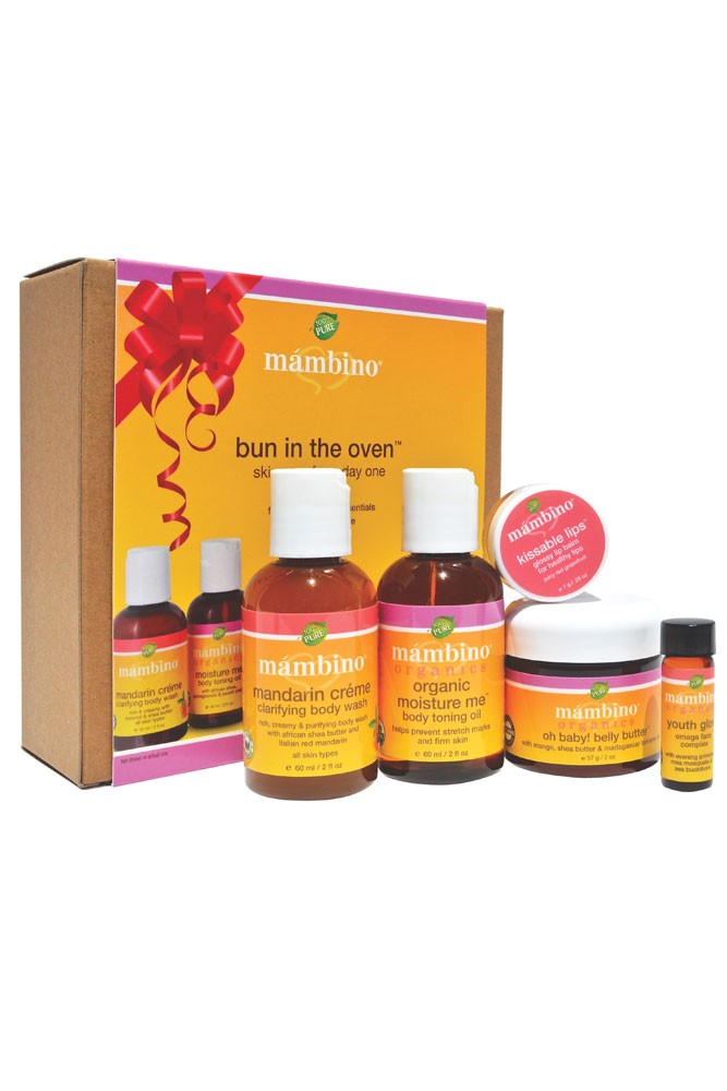Mambino Organics Bun in the Oven Kit for Expecting Mom-To-Be, 5 pc. Set