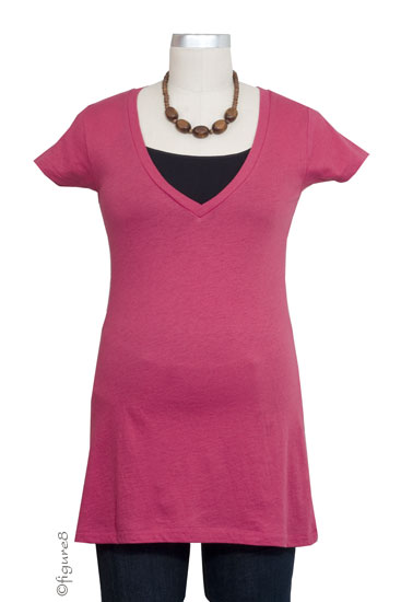 Organic Tissue Maternity Tee (Earth Chili) Organic Tissue Maternity Tee (Earth Chili)