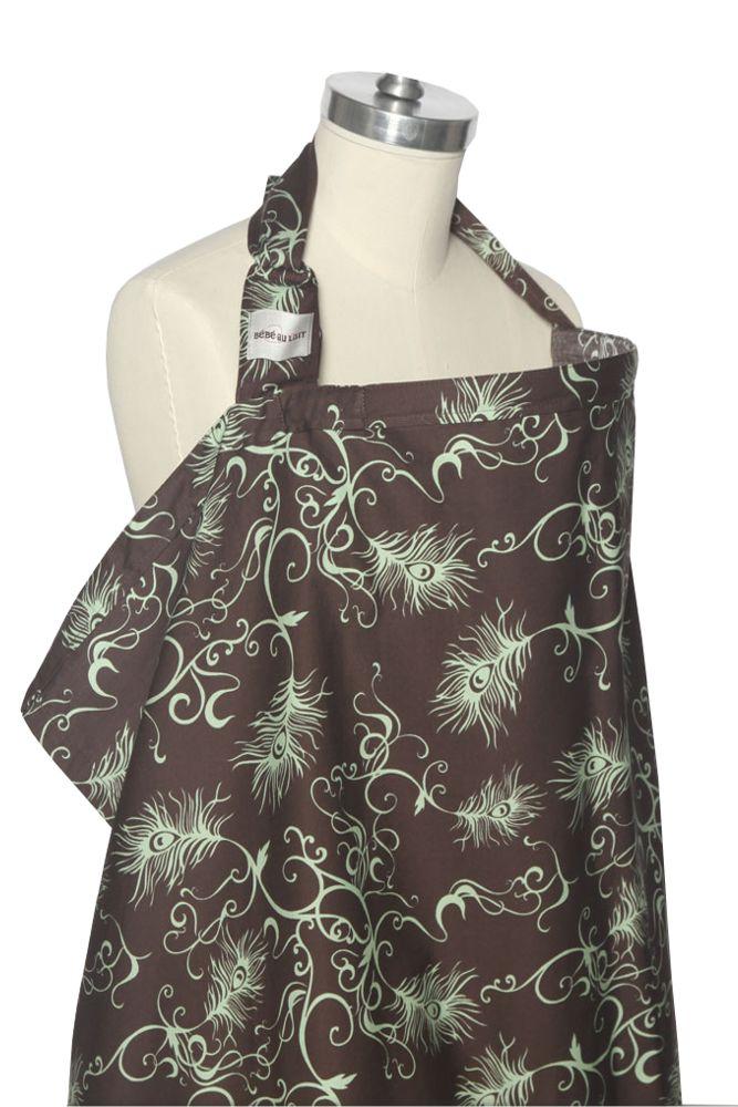 Bebe Au Lait Cotton Nursing Cover (Mint Chocolate) Bebe Au Lait Cotton Nursing Cover (Mint Chocolate)