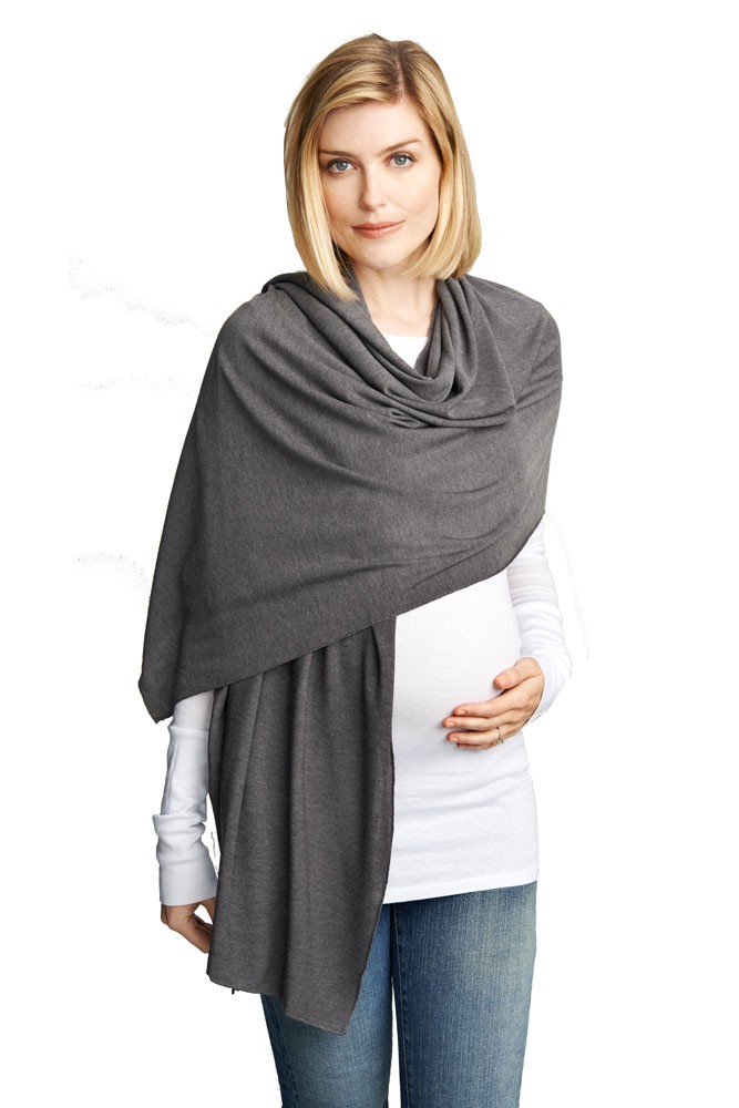 Madison Nursing Scarf (Fall & Winter Weight) (Heather Charcoal)