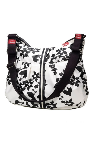 Babymel Amanda Diaper Bag (Floral Black & White)