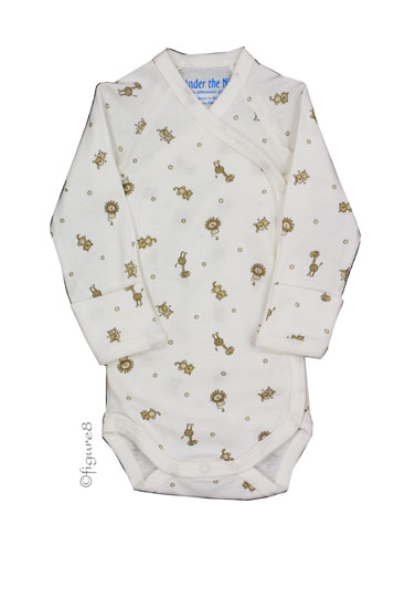 Under the Nile Organic L/S Baby Body Suit (Animal Print)