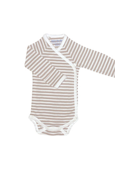 Under the Nile Organic L/S Baby Body Suit (Stripe)