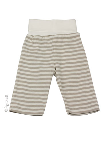 Under the Nile Organic Rolled Waist Baby Pant (Stripe)