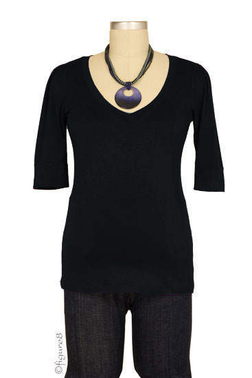 The Michelle Nursing Top (Black) The Michelle Nursing Top (Black)