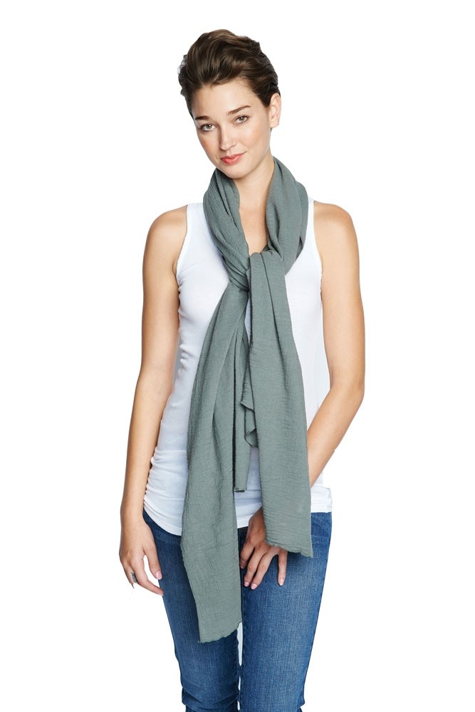 Madison Nursing Scarf (Summer Weight) (Olive)