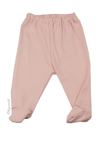 Under the Nile Organic Footed Baby Girl Pant (Blush)