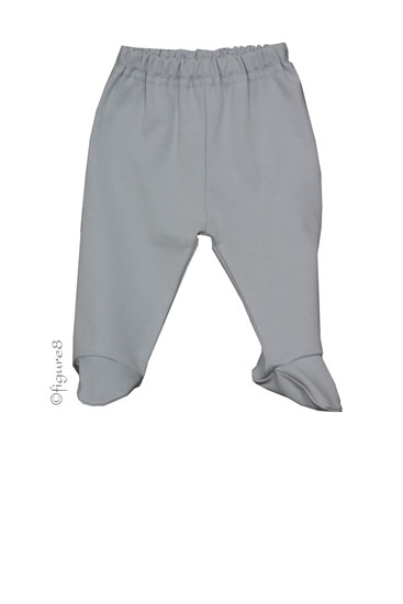 Under the Nile Organic Footed Baby Boy Pant (Ice Blue)