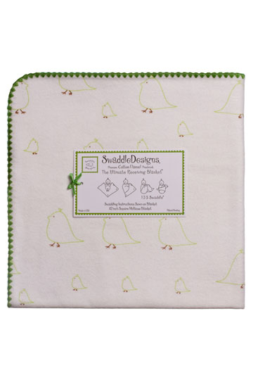 Swaddle Designs Ultimate Receiving Blanket (Kiwi Chickies) Swaddle Designs Ultimate Receiving Blanket (Kiwi Chickies)