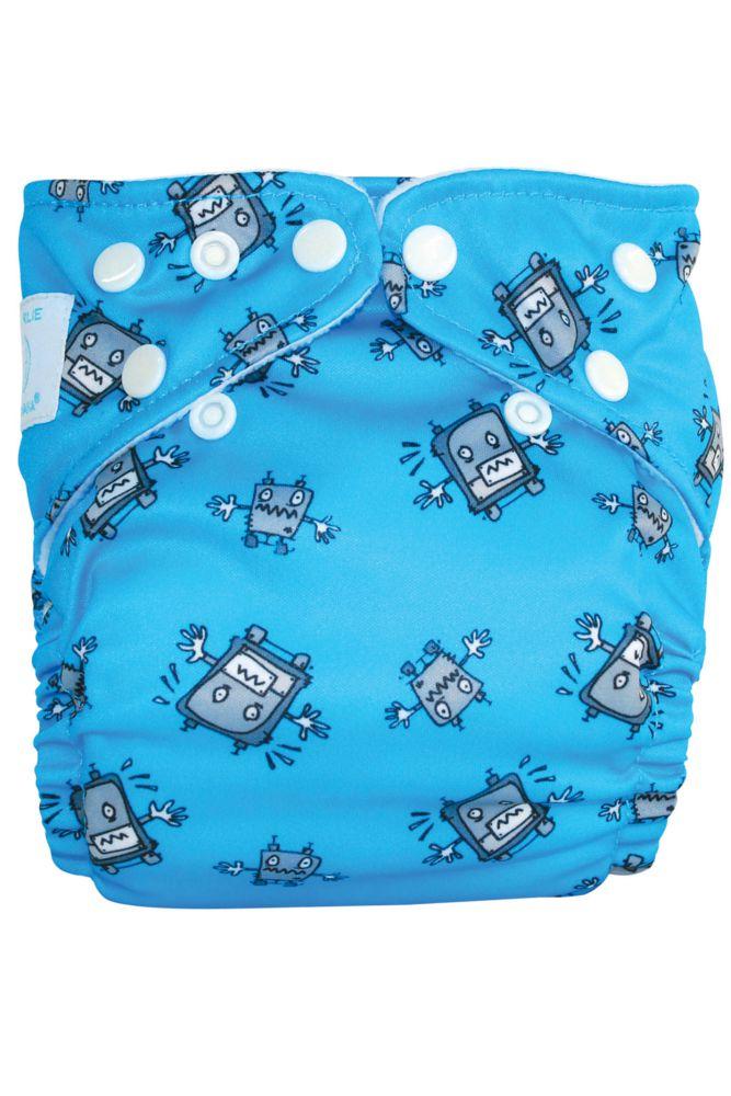 Charlie Banana® 2-in-1 One Size Reusable Diapers (Robot Boy)