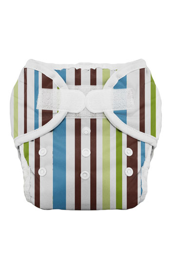 Thirsties Duo Cloth Diaper (Cool Stripes)