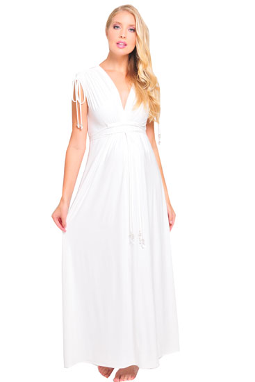 Venecia Wedding Maternity Dress with Slip (Ivory)