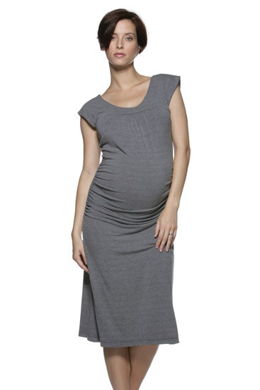 Sophie Maternity Dress (Charcoal)
