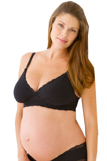 Belabumbum Camille Lace Cross Nursing Bra (Black) Belabumbum Camille Lace Cross Nursing Bra (Black)