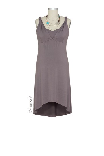 The Venus Nursing Dress (Lavender Mink)
