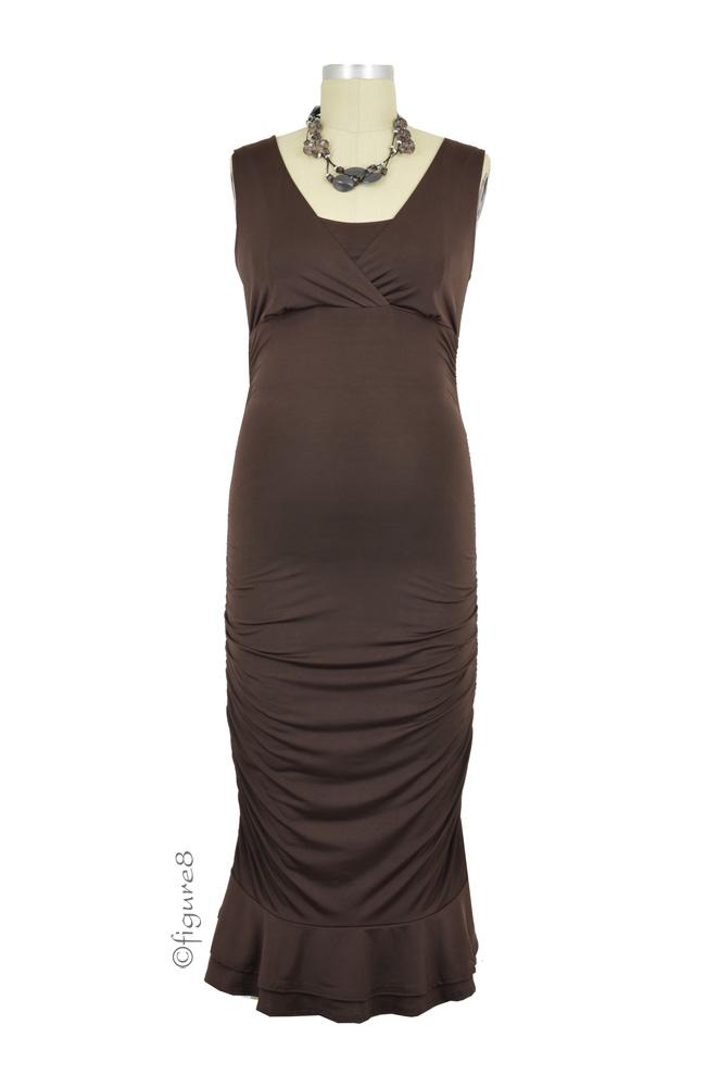 The City Chic Nursing Dress (Cocoa)