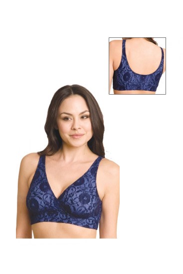 The Lacey Easy Bra (Blue Lace)