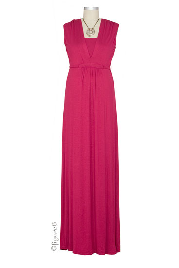 Diana Maxi Nursing Dress (Pomegranate) Diana Maxi Nursing Dress (Pomegranate)