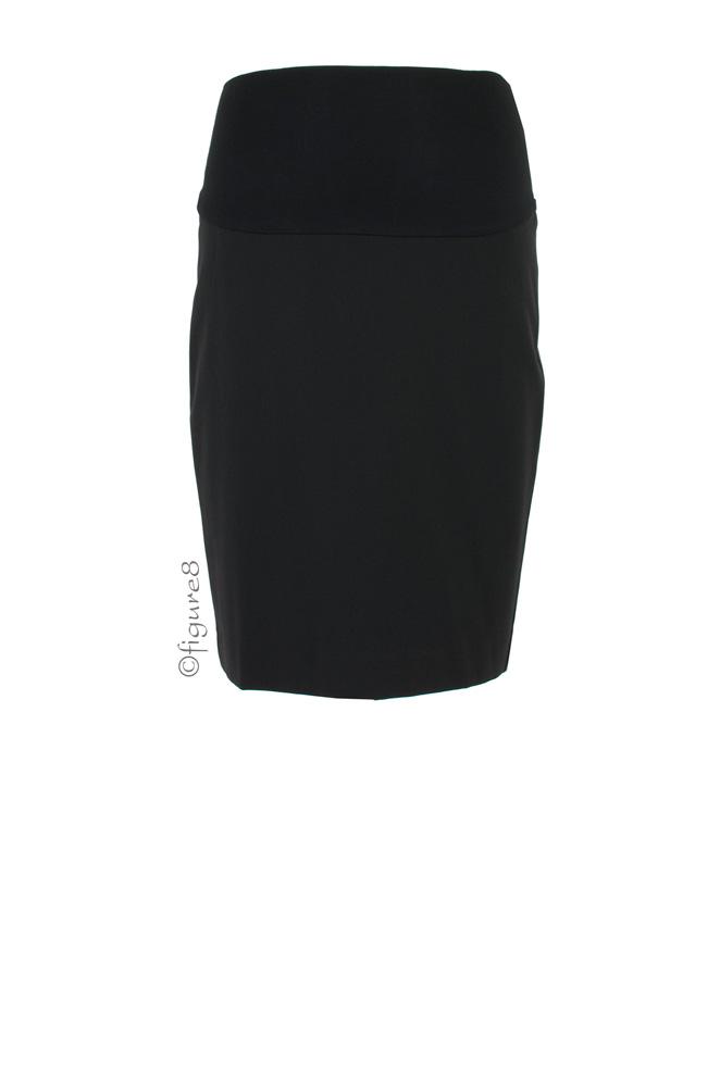 Jules & Jim Classic Maternity Pencil Skirt (Black)