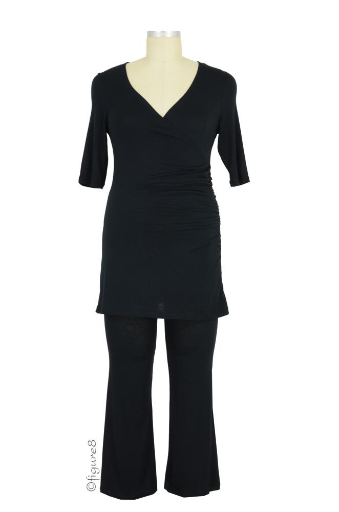 The Nancy Nursing PJ Set (Black) The Nancy Nursing PJ Set (Black)