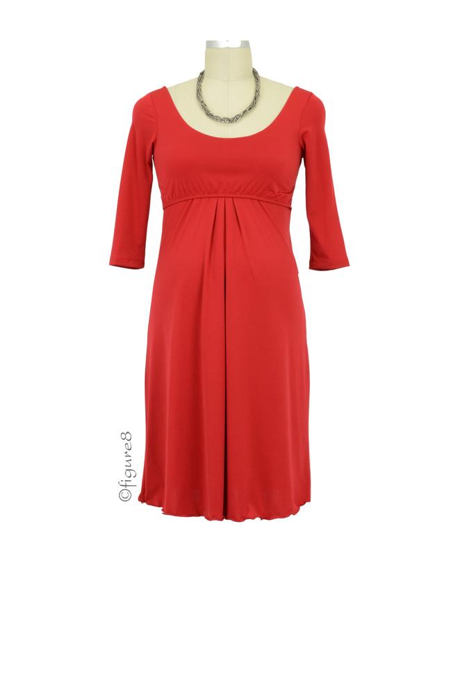 Ying Anytime Nursing Dress (Red)