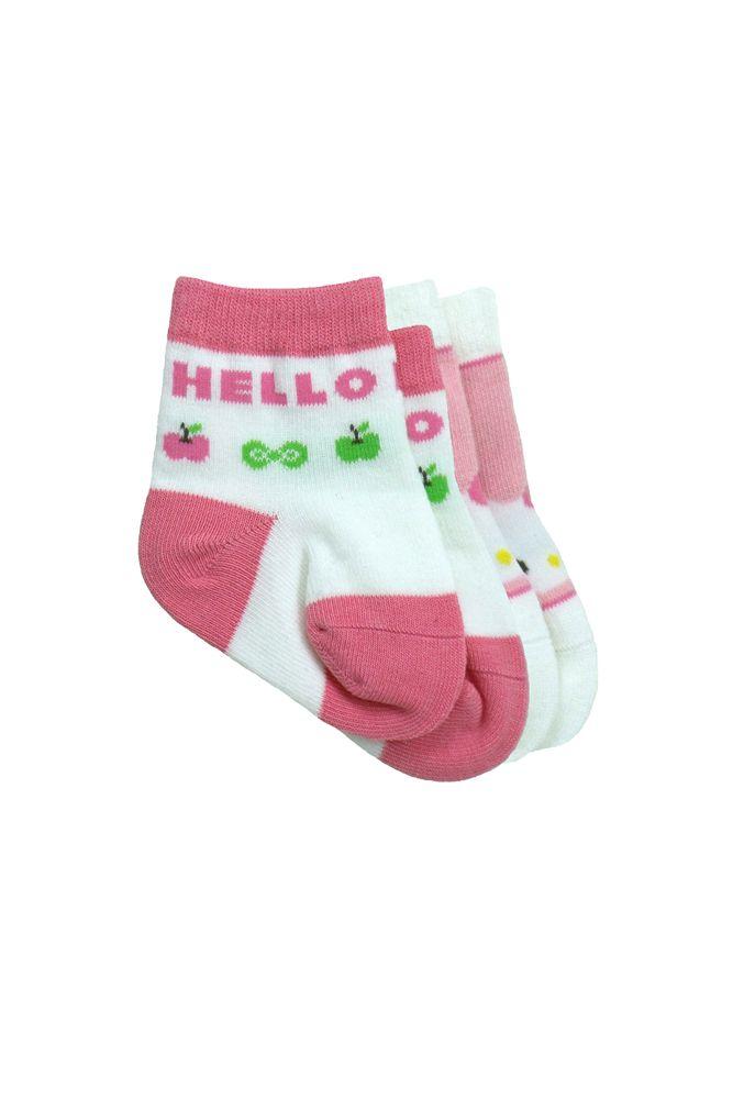 Hello Kitty Newborn Baby Socks (Bubblegum)