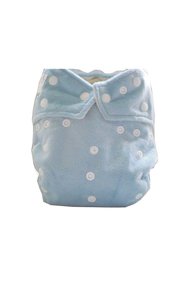Kawaii Bamboo Minky Mom Collection Cloth Diaper (Powder Blue)