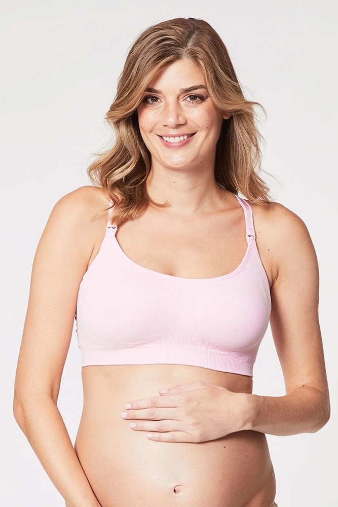 Cake Maternity Cotton Candy Sleep & Yoga Maternity & Nursing Bra (Pink)