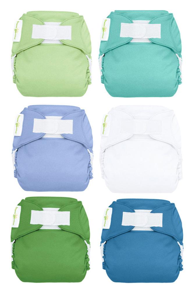 bumGenius 4.0 One-Size H/L Cloth Diaper 6-Pack (Boy)