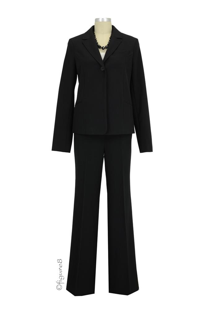 Anna 3-pc Classic Maternity Suit Set (Black)