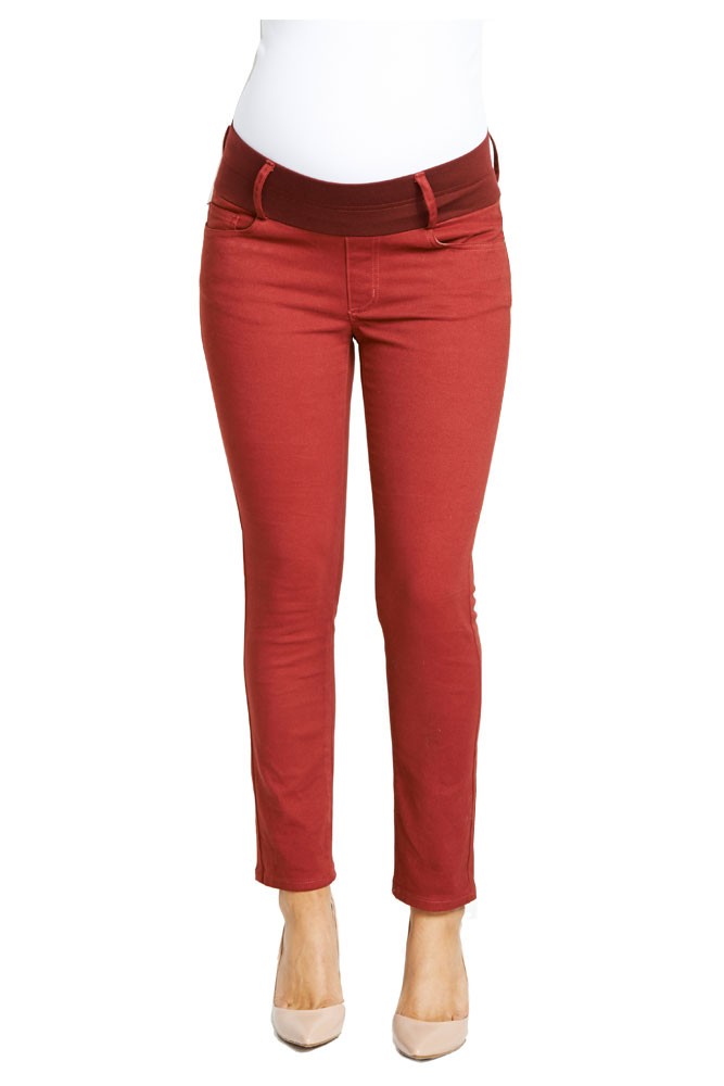 Skinny Ankle Maternity Jeans (Ruby)