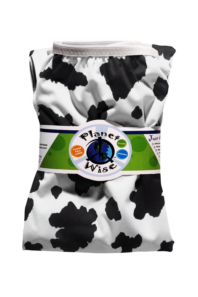 Planet Wise Diaper Pail Liner (Moo-licious)