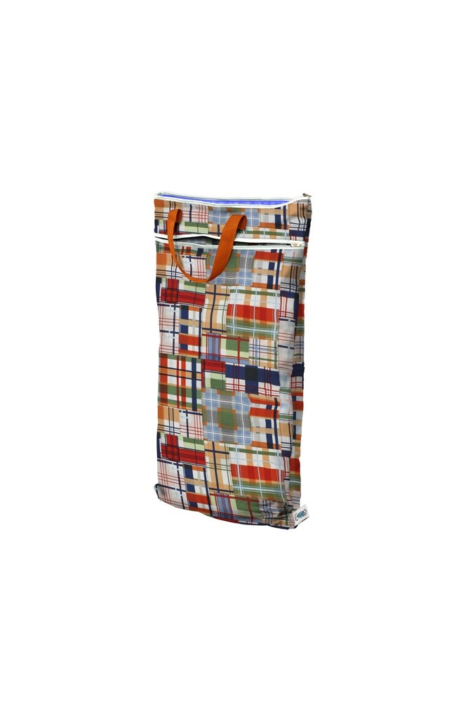 Planet Wise Hanging Wet/Dry Bag (Patchwork Plaid)