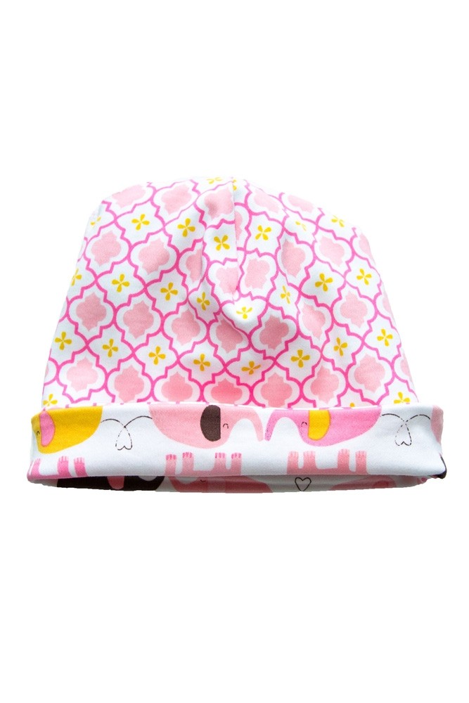 Magnetic Me™ by Magnificent Baby Cotton Reversible Cap (Elephant/Marrakesh) Magnetic Me™ by Magnificent Baby Cotton Reversible Cap (Elephant/Marrakesh)